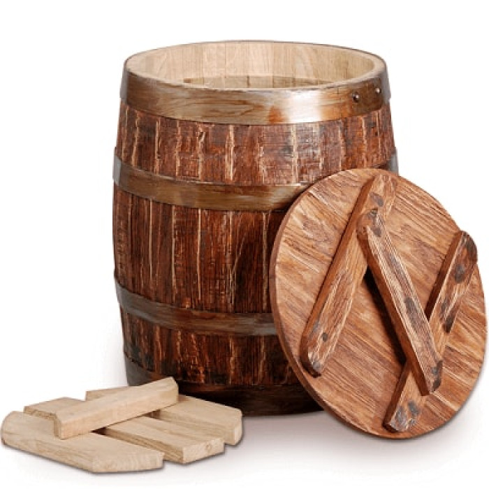 Tub (tub) oak antique, burnt 15 liters в Магнитогорске