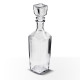 Бутылка (штоф) "Элегант" стеклянная 0,5 литра с пробкой  в Магнитогорске