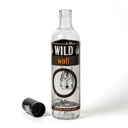 Бутылка сувенирная "Волк" 0,5 литра в Магнитогорске